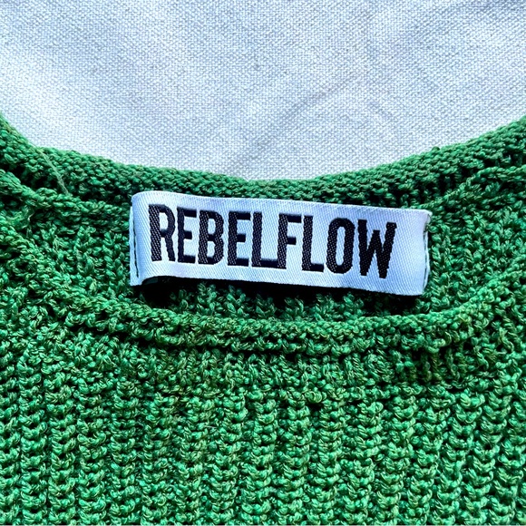 Rebel Flow Crop Knit Tank - Picture 4 of 5